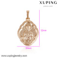 33131 xuping 18k plaqué or mode cuivre pendentif pour les femmes